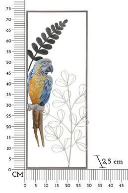 Stenska dekoracija Parrot, Večbarvna