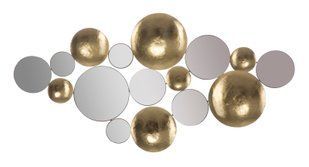Stenska dekoracija Gold Mirror Glam, Zlate