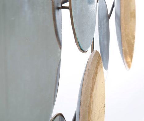 Stenska dekoracija Gold Mirror Glam, Zlate