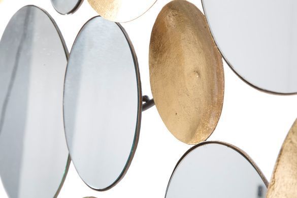 Stenska dekoracija Gold Mirror Glam, Zlate