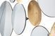 Stenska dekoracija Gold Mirror Glam, Zlate