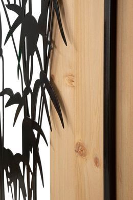 Zidni ukras Bamboo, Crna