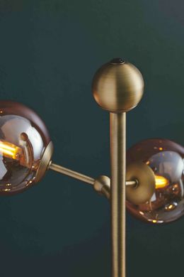 Atom Stehlampe, Bronzefarbe