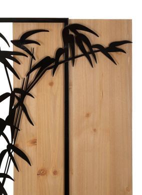 Zidni ukras Bamboo, Crna