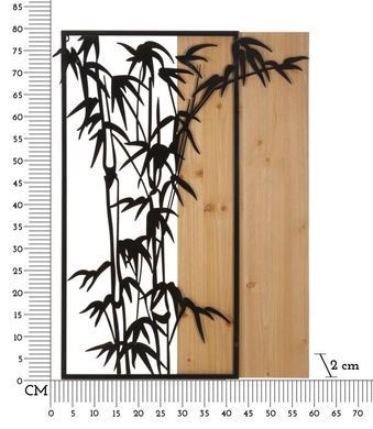 Zidni ukras Bamboo, Crna
