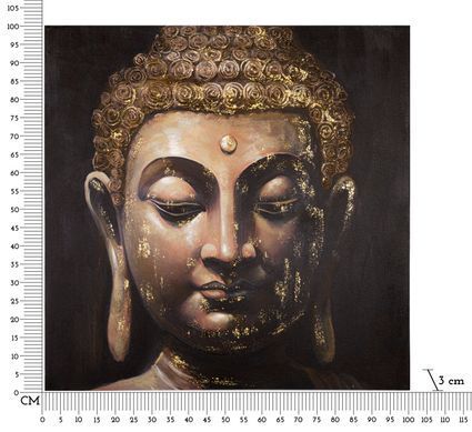 Slika Buddha -B-, Večbarvna