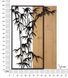 Zidni ukras Bamboo, Crna