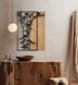 Zidni ukras Bamboo, Crna