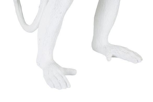 Namizna svetilka Monkey White, Bela
