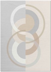 Teppich Off White, Beige, 140x200 cm