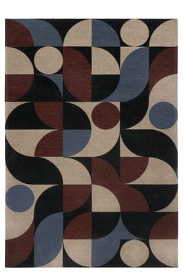 , Mehrfarbig, 160x230 cm, Art Deco