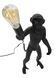 Namizna svetilka Monkey Black, Črna