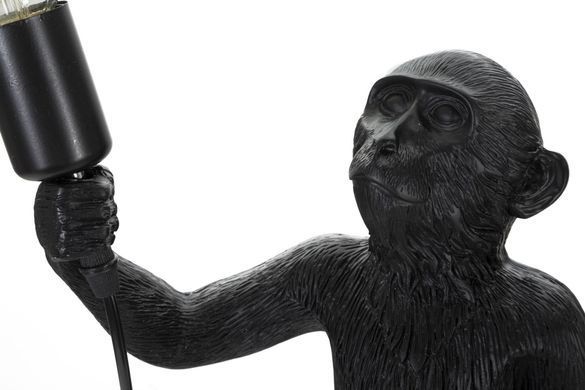 Namizna svetilka Monkey Black, Črna