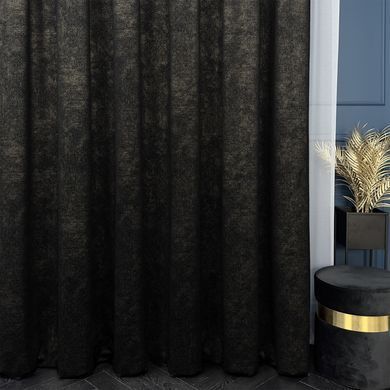 Dekorativna tkanina Royal Vestige Black crna vis. 2,80 m, Crna