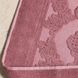Set kupaonskih ručnika Bamboo Jacquard Marsilya - prljavo ružičasti, Prljavo ružičasta