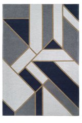 Tepih Gatsby Dark Blue , Tamno plava, 160x230 cm, Art Deco