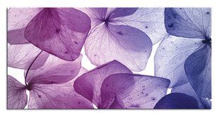 Zidni ukras Petali, Lila, 40 cm x 80 cm