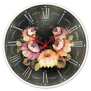 Stenska ura Arco di fiori, Črna