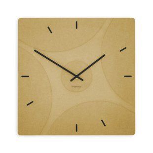 Zidni sat Luxhora Quadriva Yellow 11 boja kazaljki, Crna