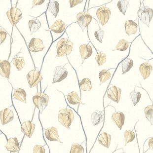 Tapeta Ginkgo Lanternes 5 barv, Bež, Ginkgo