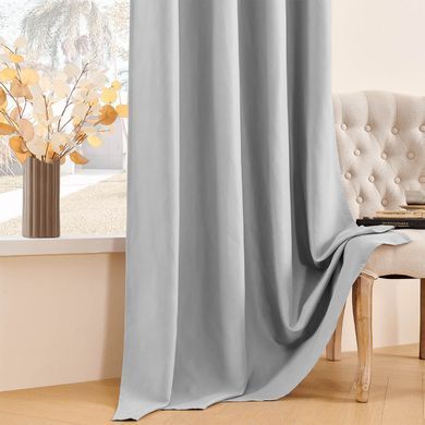 Zavjese u setu EFE Light Grey (2 kom) 135x260, Svijetlo siva