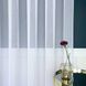 Tkanina za zavjese Batist Flame White bijela vis. 3,30 m, Bijela