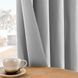Zavjese u setu EFE Light Grey (2 kom) 135x260, Svijetlo siva