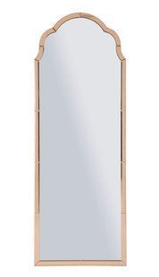 Zidno ogledalo Tangier Pink Large, Ružičasta, S lukom
