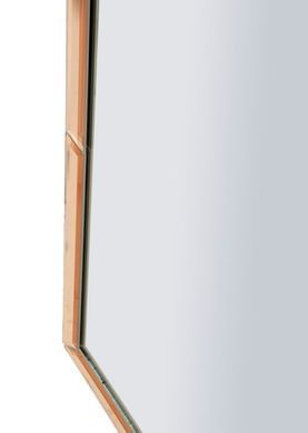 Zidno ogledalo Tangier Pink Large, Ružičasta, S lukom