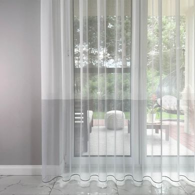 Tkanina za zavjese Herringbone Ecru krema vis. 2,90 m, Krema