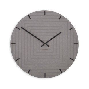 Stenska ura Luxhora Arcantra Light Grey 11 barv kazalcev, Črna