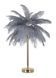 Namizna svetilka Palm Grey, Siva