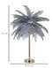 Namizna svetilka Palm Grey, Siva