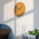 Zidni sat Luxhora Rivella Yellow 11 boja, Crna