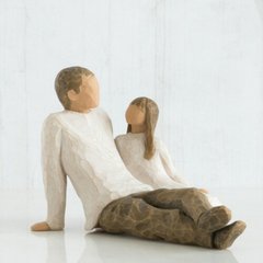 Dekorative Figur "Vater und Tochter", 11,5 cm