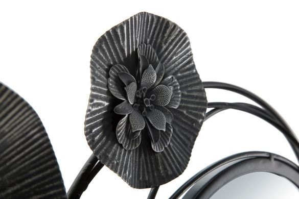 Stenska dekoracija Dark Round, Črna