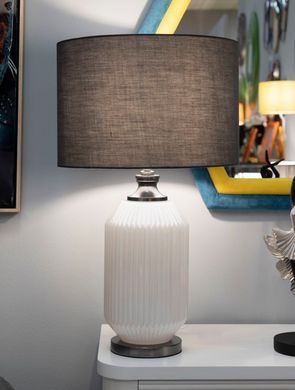 Stolna lampa Brighty, Bijela
