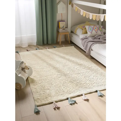 Perljiva otro&scaron;ka preproga Malu Cream, Krema, 150x220 cm