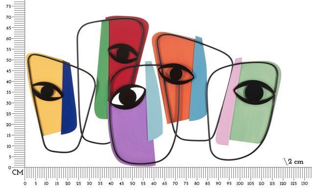 Zidni ukras Eyes -B-, &Scaron;arena