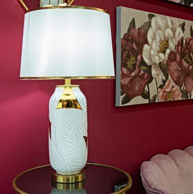 Stolna lampa Ceramic, Bijela