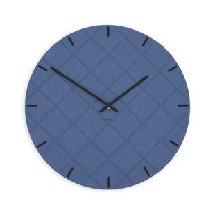 Stenska ura Luxhora Mosaida Dark Blue 11 barv kazalcev, Črna