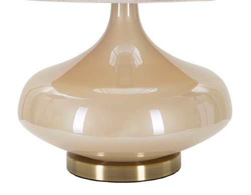 Stolna lampa Perly Round, Krema