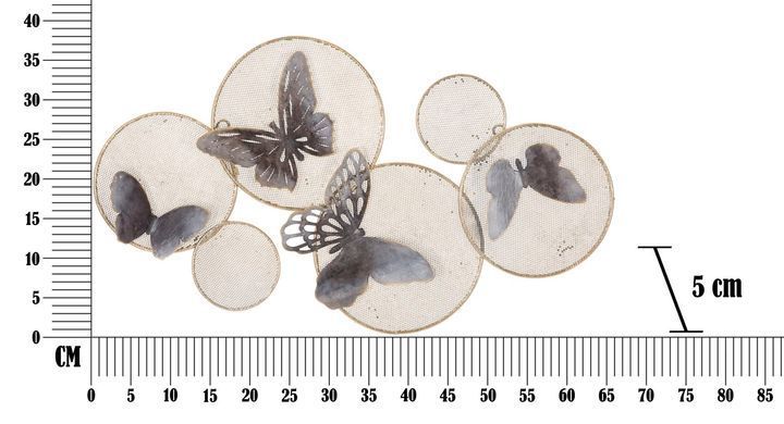 Zidni ukras Butterfly Dark, &Scaron;arena