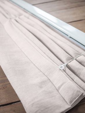 Rimska zavesa &scaron;ir. 140 cm Heavy Linen 10 barv, Krema, Desno, Proti prostoru, 140 cm