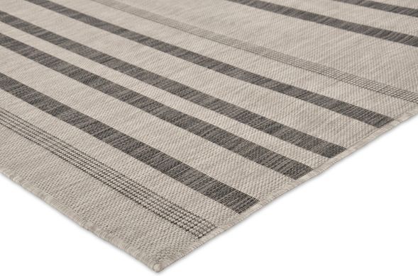 Preproga Terrace Light Grey Pubble Stripe, Svetlo siva, 200x290 cm, Outdoor | Indoor