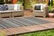 Preproga Terrace Light Grey Pubble Stripe, Svetlo siva, 200x290 cm, Outdoor | Indoor