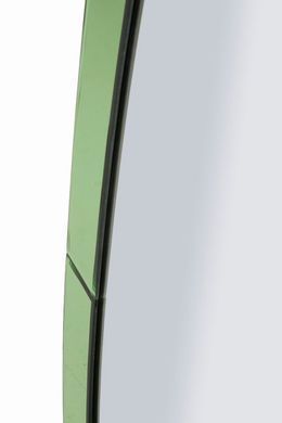 Stensko ogledalo Oslo Green, Zelena, Ovalni