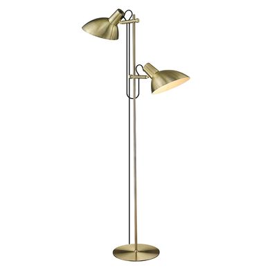 Metropole 2-arm Stehlampe, Bronzefarbe