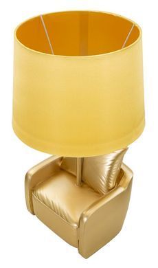 Namizna svetilka Midcentury Yellow, Zlate