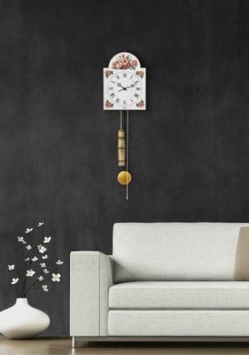 Stenska ura White Floral Chain Single, Bela